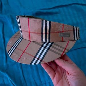 Vintage 90s Burberry sun visor